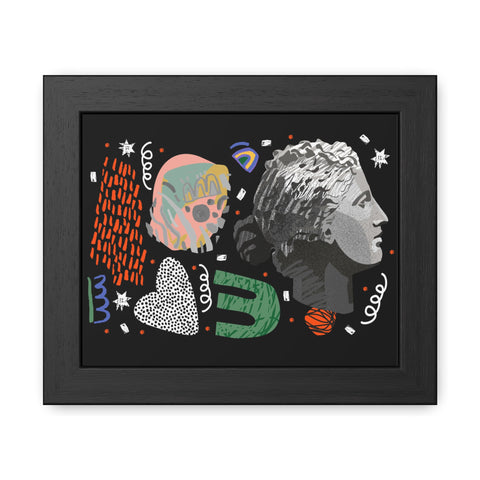 Arbitrary 1 - Artistic Framed Poster with Abstract Design – Perfect Home Decor for Art Lovers