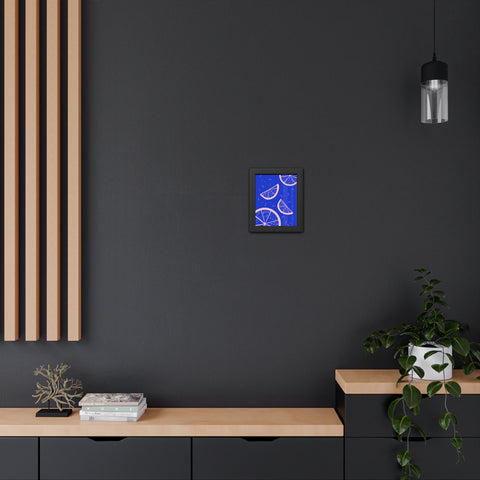 When life gives you lemons 8 - Bright Citrus Framed Poster - Fresh Fruit Decor for Colorful Spaces