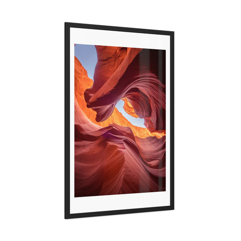 The Gorge - Desert Canyon Framed Poster - Stunning Wall Art for Home Decor