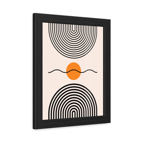 Brenda 3 - Modern Abstract Framed Poster - Minimalist Wall Art for Home Decor