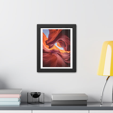 The Gorge - Desert Canyon Framed Poster - Stunning Wall Art for Home Decor