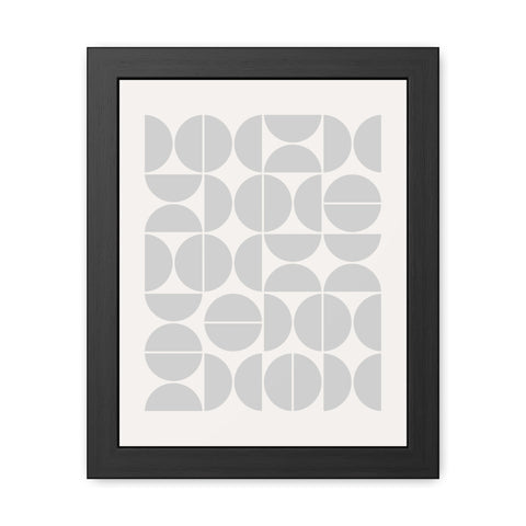 Crown 1 - Minimalist Geometric Framed Poster - Modern Wall Art for Home Decor