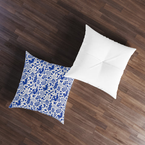 Mykonos - Tufted Floor Pillow, Square