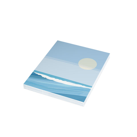 Ocean Wave Greeting Card — Abstract Greeting Card - Illustrated, Beautiful, any occasion