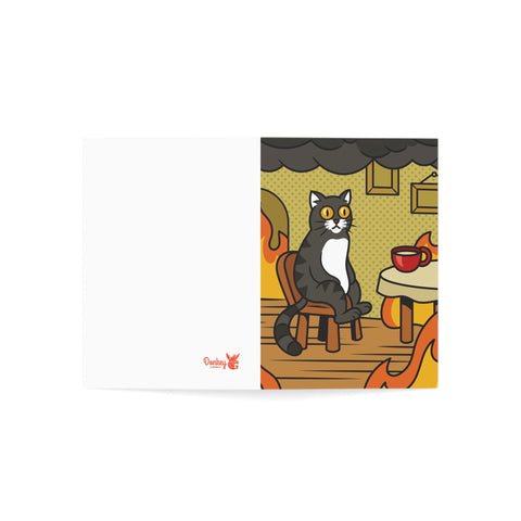 Everything iz fine - Greeting Card