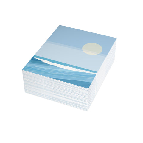 Ocean Wave Greeting Card — Abstract Greeting Card - Illustrated, Beautiful, any occasion