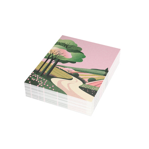 Landscape Greeting Cards — Countryside / Abstract Greeting Card - Illustrated, beautiful, any occasion