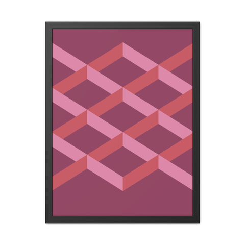 Geometric Framed Poster - Modern Wall Art for Contemporary Decor