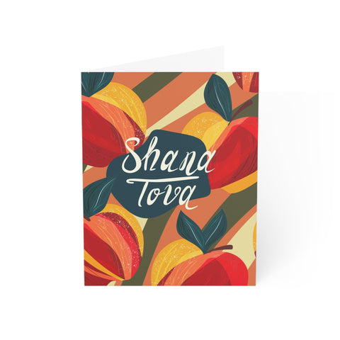 Rosh Hashanah Shana Tova Greeting Card — Rosh Hashanah /Holiday Greeting Card - illustrated, Modern