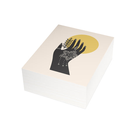 Mystic Hand Greeting Card – Abstract Greeting Card - Illustrated, Beautiful, Modern