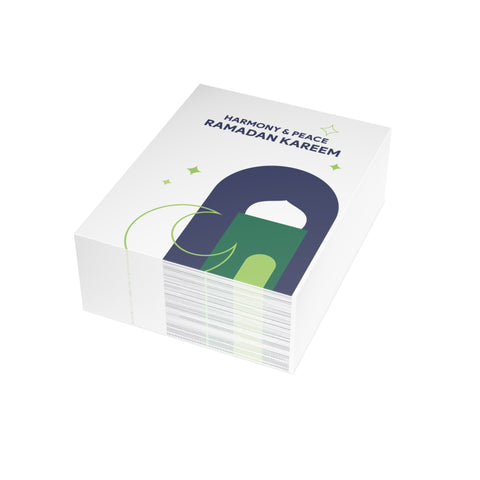 Ramadan Kareem Harmony and Peace - Greeting Card — Ramadan / Holiday Greeting Card - Illustrated, Modern