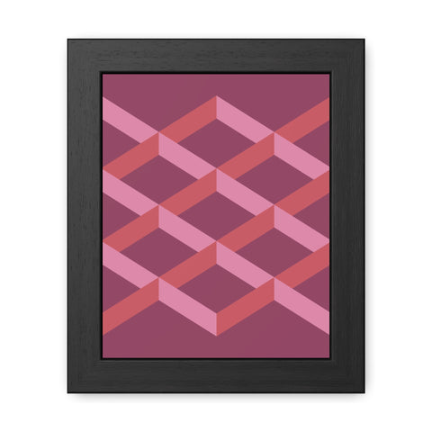 Geometric Framed Poster - Modern Wall Art for Contemporary Decor
