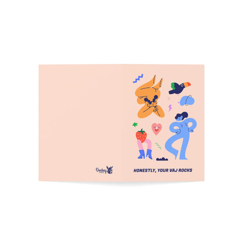 Honestly Your Vaj Rocks - Greeting Card