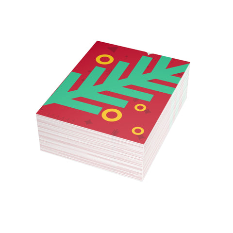 Holiday Pine Branch Greeting Card — Christmas / Holiday Greeting Card - Illustrated, Modern