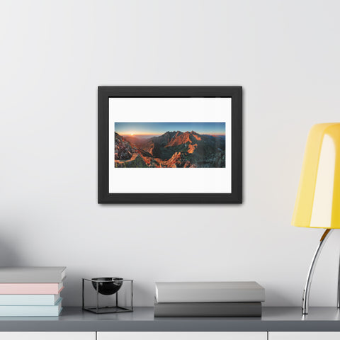 Rock Formation 4 - Scenic Mountain Framed Poster - Stunning Nature Wall Art for Home Decor