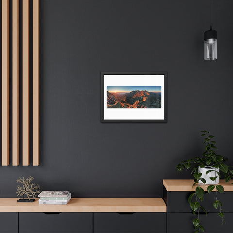 Rock Formation 4 - Scenic Mountain Framed Poster - Stunning Nature Wall Art for Home Decor