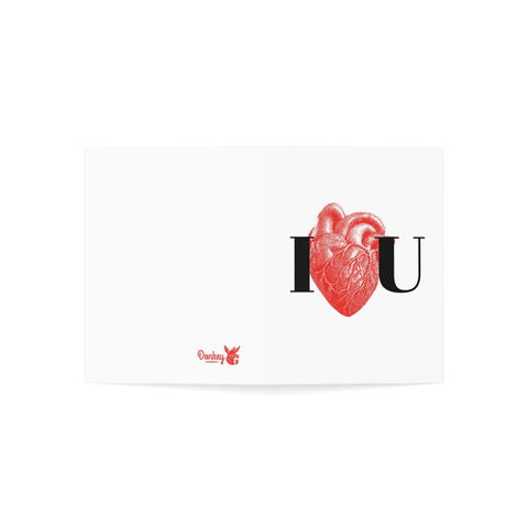 I Human Heart You - Greeting Card
