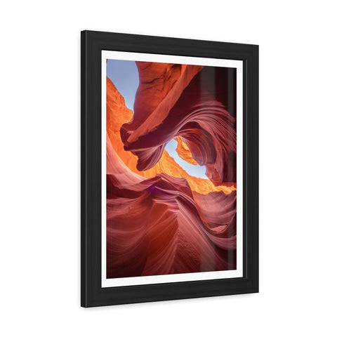 The Gorge - Desert Canyon Framed Poster - Stunning Wall Art for Home Decor