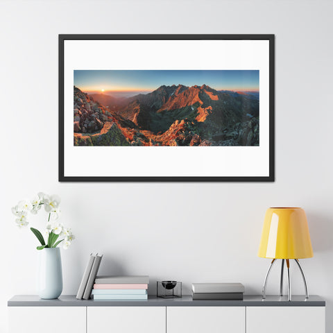 Rock Formation 4 - Scenic Mountain Framed Poster - Stunning Nature Wall Art for Home Decor