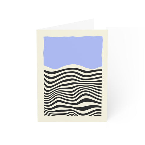 Waves 1 - Greeting Card