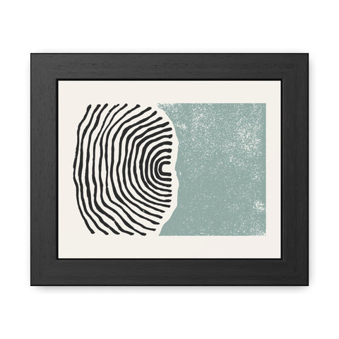 Ink Stamp 5 - Abstract Framed Art Print - Modern Vibes for Home Décor