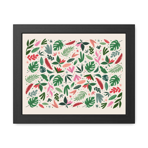 Almost that time of the year - Vibrant Floral Framed Poster | Botanical Wall Art for Home Decor