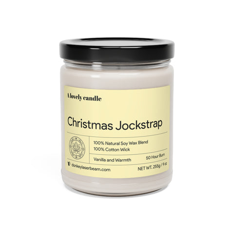 Christmas Jockstrap - Scented Soy Candle, 9oz