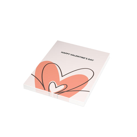 Valentine's Day Heart Greeting Card — Valentines / Holiday Greeting Card - Illustrated, Modern