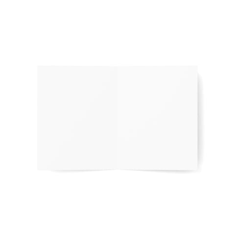 Watercolor Brushstroke Greeting Card — Abstract Greeting Card - Illustrated, Beautiful, Modern