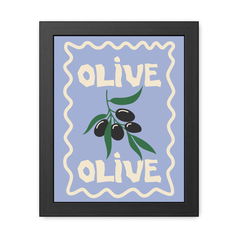 Olive - Framed Poster for Home Decor – Ideal for Kitchen and Dining Spaces