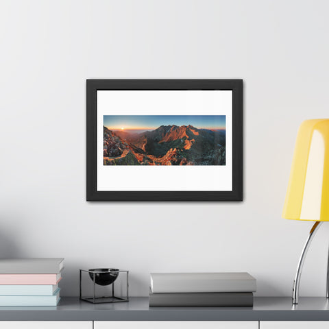 Rock Formation 4 - Scenic Mountain Framed Poster - Stunning Nature Wall Art for Home Decor