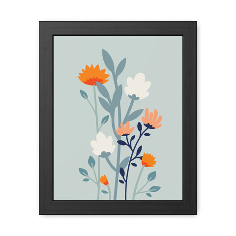 Floral Growth 1 - Framed Poster - Aesthetic Wall Art for Home Decor