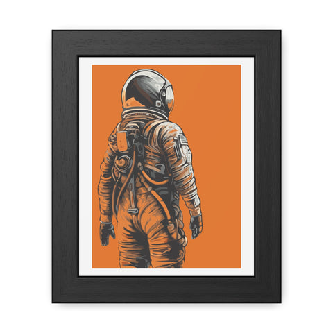 Astrum 2 - Astronaut Framed Poster - Vintage Space Decor for Home & Office