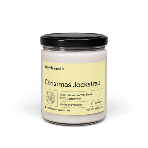 Christmas Jockstrap - Scented Soy Candle, 9oz