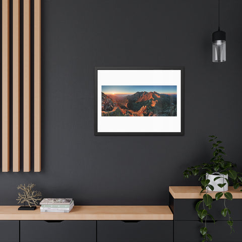 Rock Formation 4 - Scenic Mountain Framed Poster - Stunning Nature Wall Art for Home Decor
