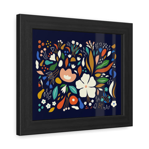 The Flowering 1 - Blooming Floral Framed Poster - Vibrant Home Decor for Nature Lovers