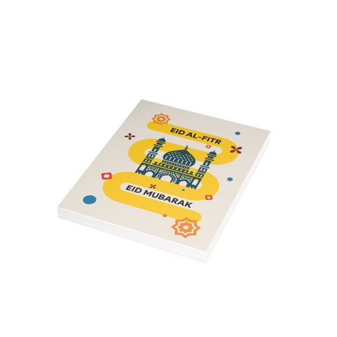 Eid Mubarak Greeting Card — Eid / Holiday Greeting Card - Illustrated, Modern