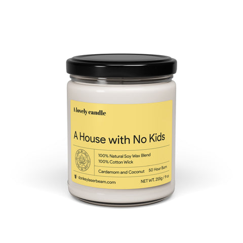 Smells like a House with No Kids - Scented Soy Candle, 9oz