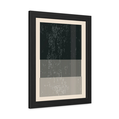 Ink Stamp 8b - Modern Abstract Framed Poster - Minimalist Wall Art for Stylish Home Décor