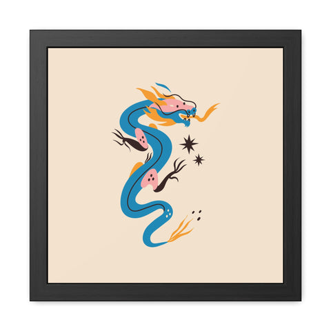 Dragon 2 - Vibrant Dragon Art Framed Posters for Home Décor