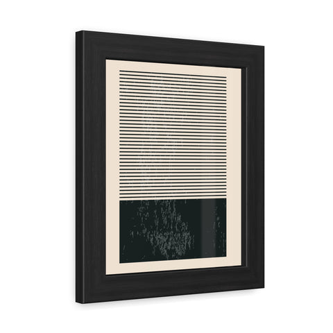Ink Stamp 7b - Minimalist Framed Poster - Modern Wall Art for Home Decor