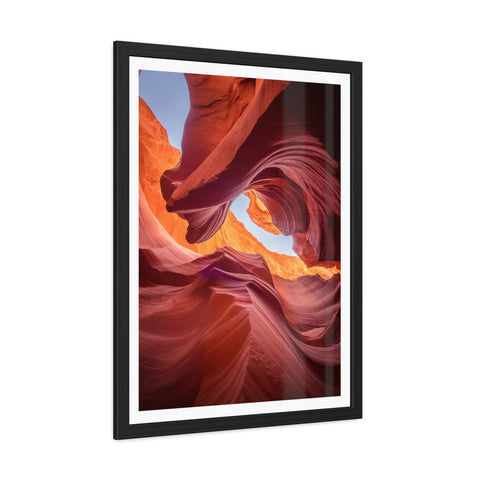The Gorge - Desert Canyon Framed Poster - Stunning Wall Art for Home Decor