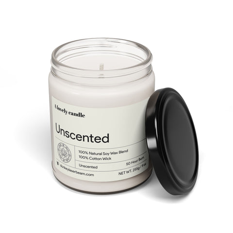 Unscented Soy Candle, 9oz