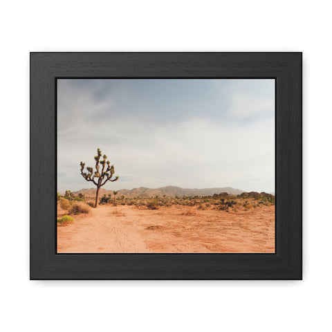 Coachella Valley - Desert Landscape Framed Poster - Serene Wall Art for Home & Office