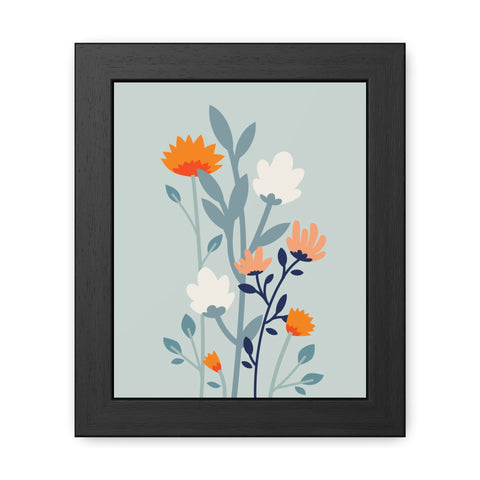 Floral Growth 1 - Framed Poster - Aesthetic Wall Art for Home Decor