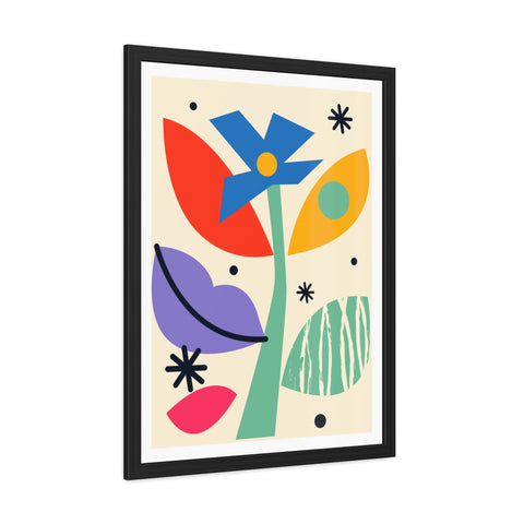 Kurian 11 - Vibrant Floral Framed Poster - Modern Wall Art for Home Décor