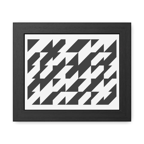 Horizon Grid 1 - Modern Geometric Framed Poster | Minimalist Wall Art for Home Decor