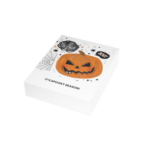 Halloween Pumpkin Greeting Card — Halloween / Holiday Greeting Card - Illustrated, Funny, Snarky, Modern