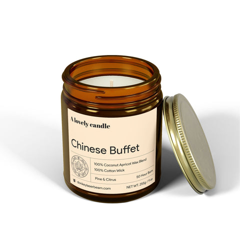 Chinese Buffet - Pine and Citrus Scented Soy Candle, 9oz