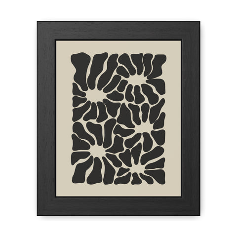 Boho Floral 2 - Abstract Wall Art Framed Posters - Modern Home Decor